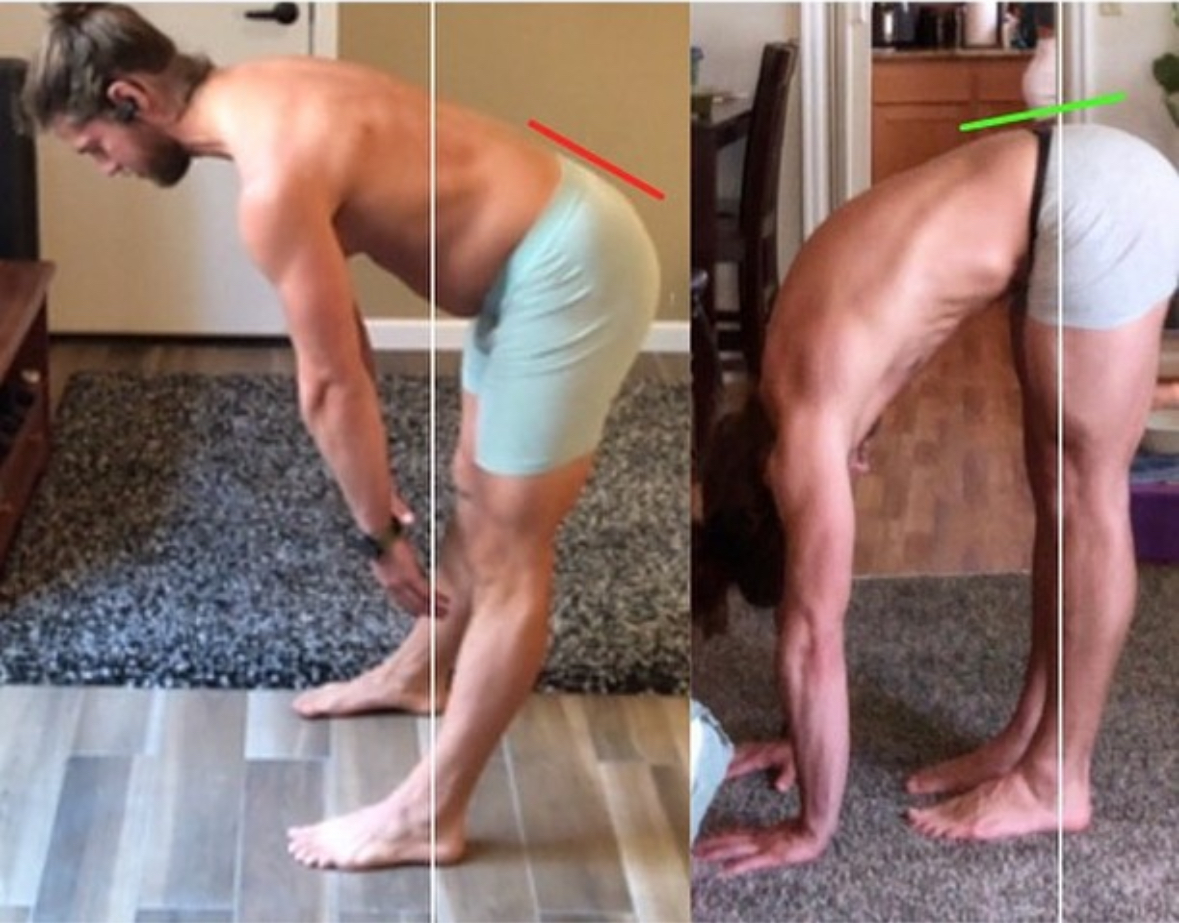 Kevin, before and after years of consistent practice